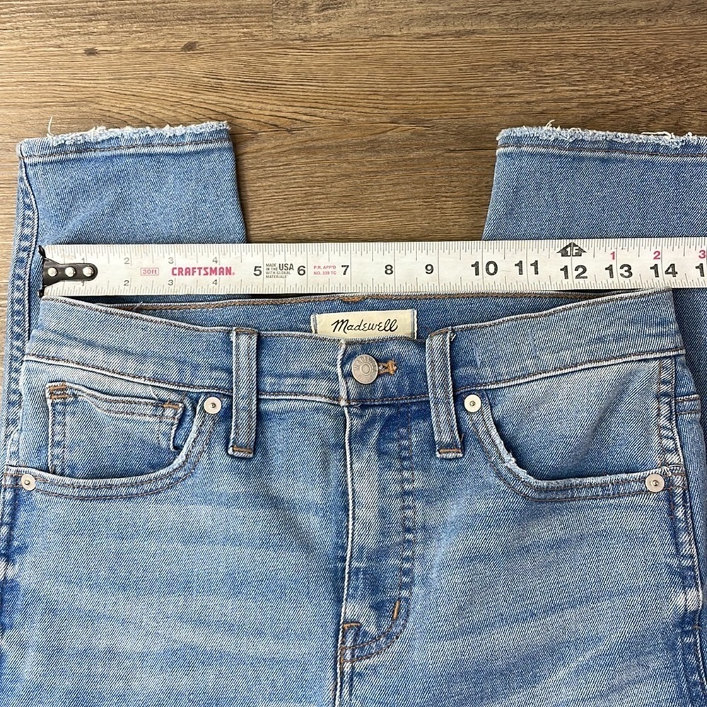 Madewell Women’s 10” High Rise Skinny Crop, size 26 - Picture 7 of 13